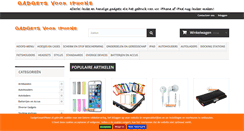 Desktop Screenshot of gadgetsvooriphone.nl